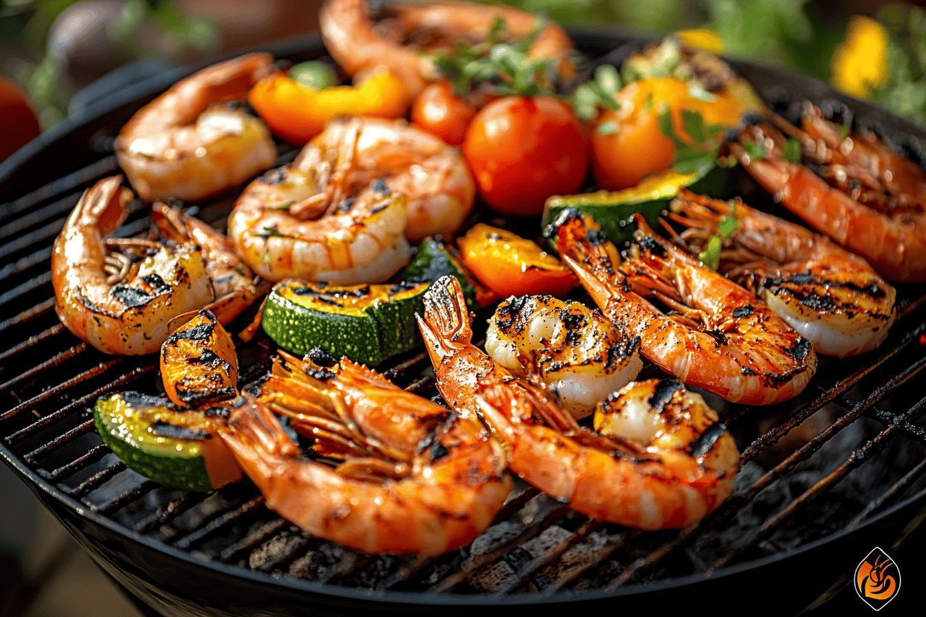 Accompagnement pour crevettes : recettes et idées avec légumes grillés