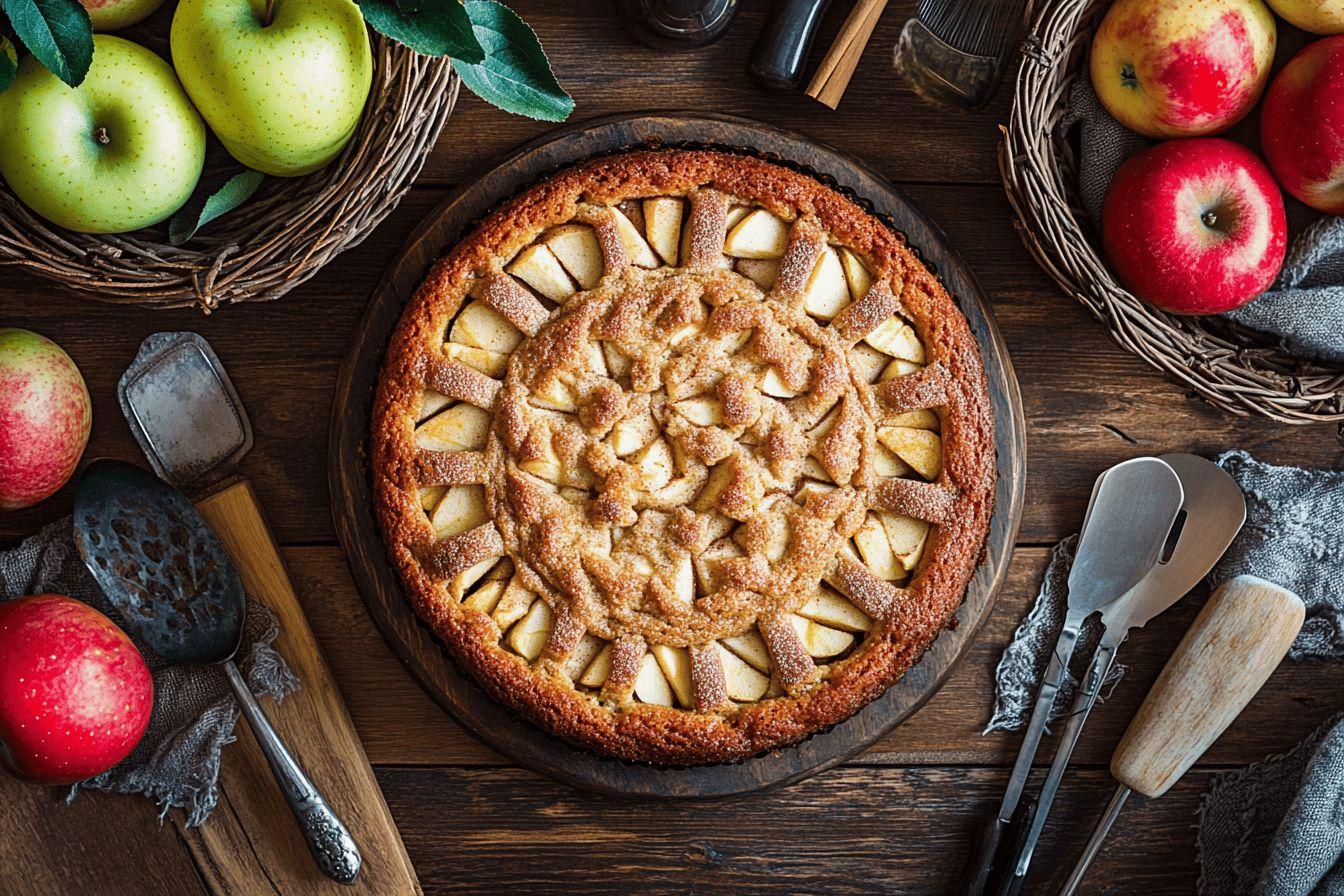 Gâteau aux pommes léger et healthy : recette moelleuse à la cannelle