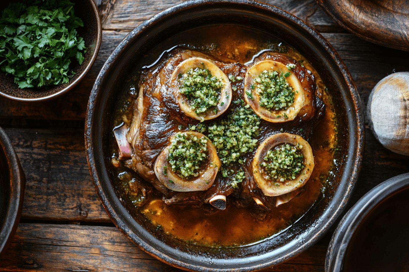 Recette osso bucco de veau traditionnel à la milanaise