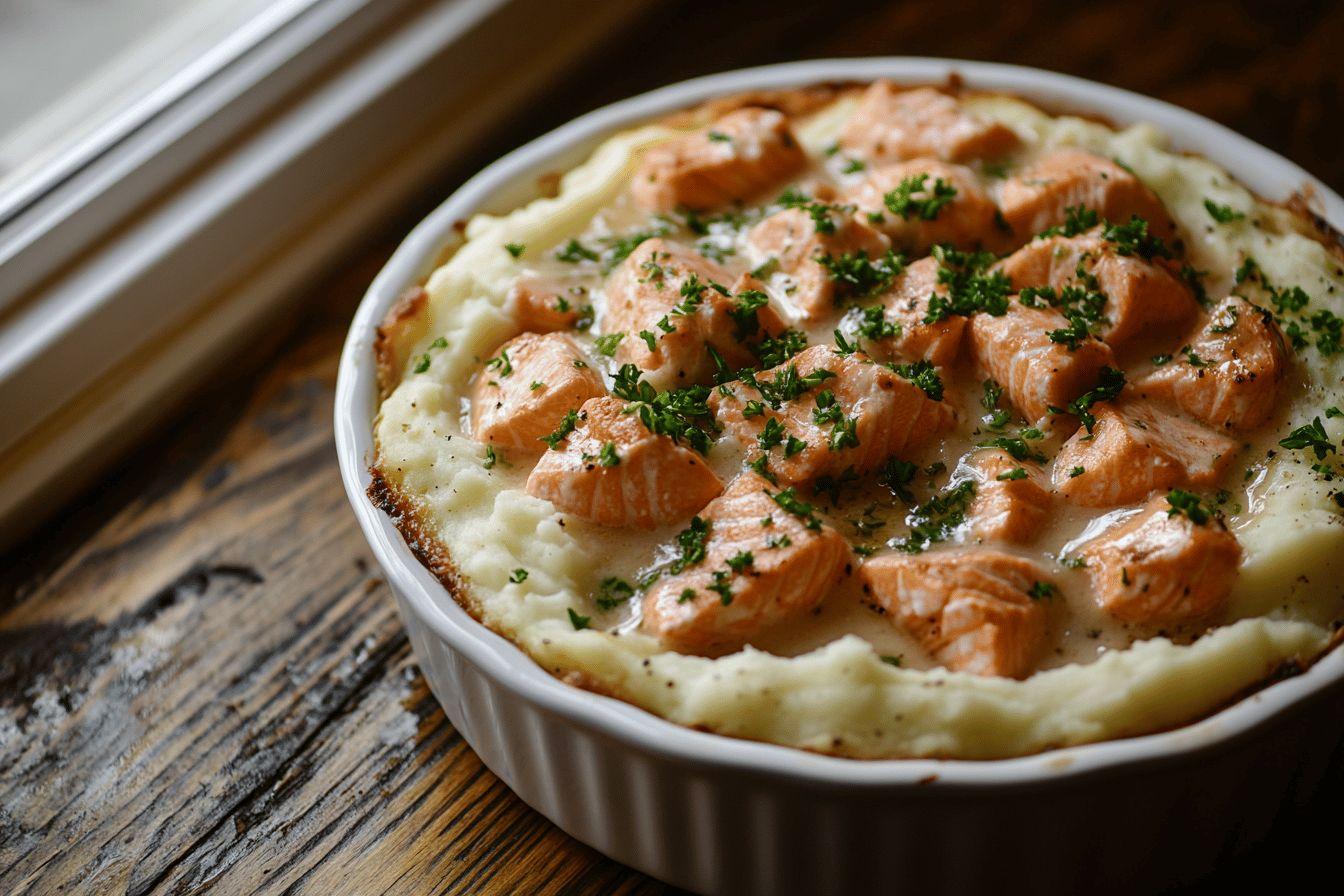 Parmentier de saumon : recette facile et savoureuse