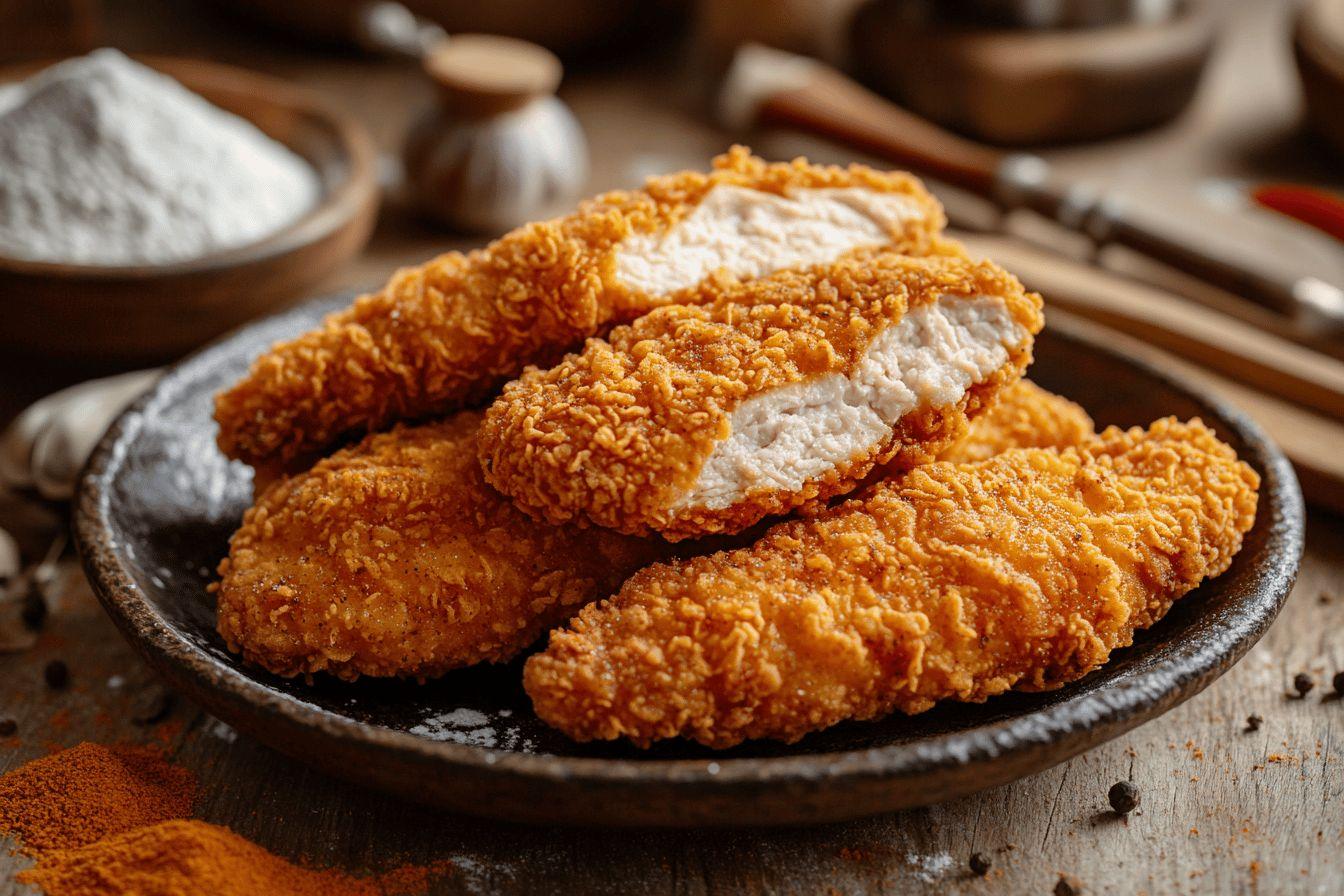 Recettes tenders de poulet maison façon KFC croquants et savoureux
