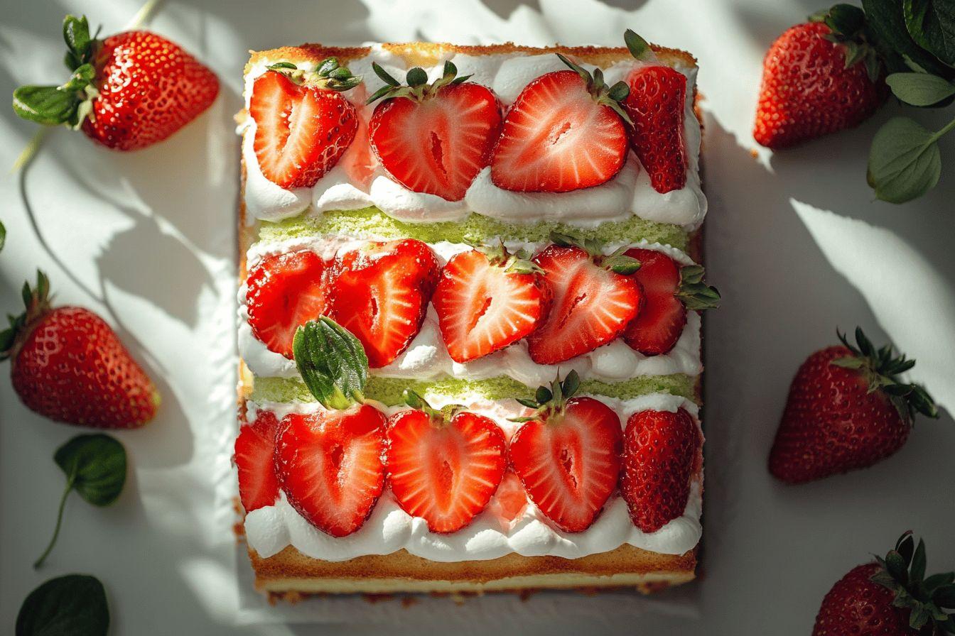 Entremet aux fraises : recette facile et délicieuse