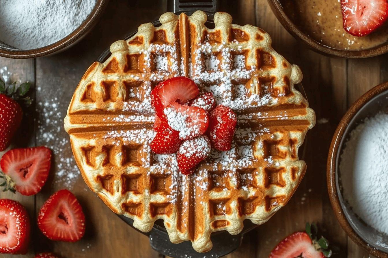 Recette de gaufres liégeoises croustillantes et moelleuses