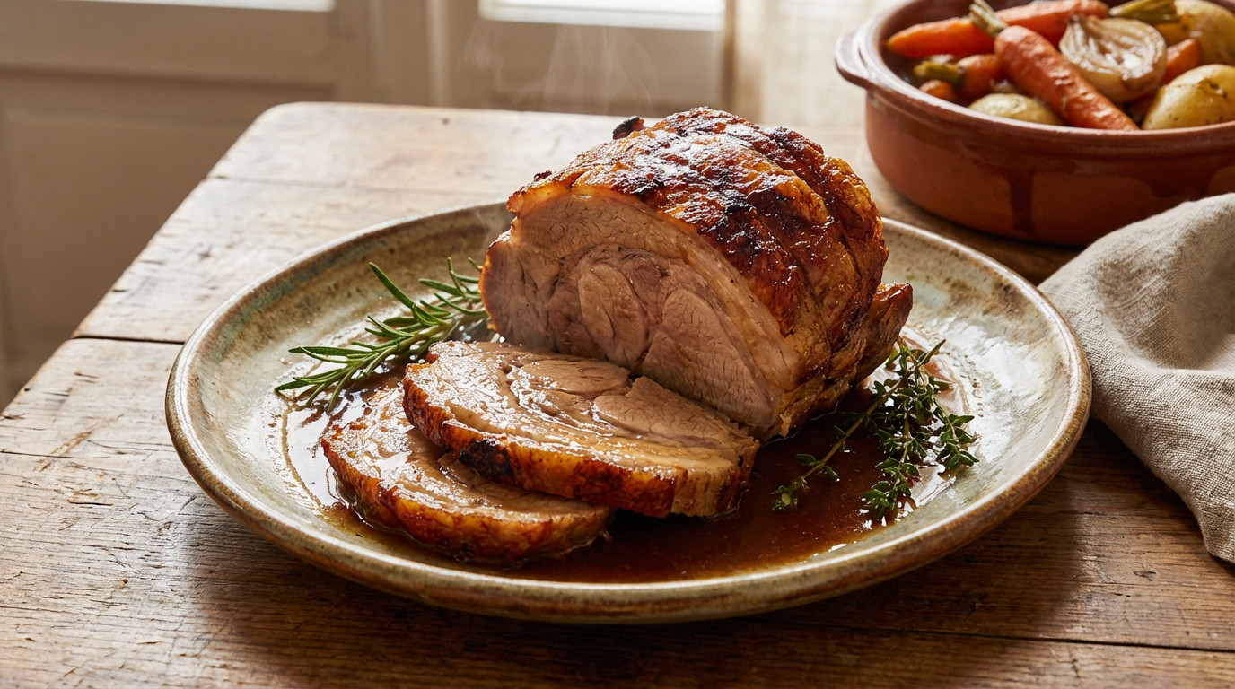 Rouelle de porc moelleuse : ma recette inratable